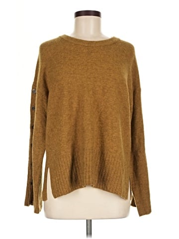 Madewell Button-Sleeve Pullover Sweater (view 1)