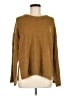 Madewell Solid Brown Button-Sleeve Pullover Sweater Size M - photo 1
