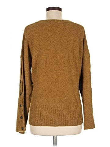 Madewell Button-Sleeve Pullover Sweater (view 2)