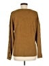 Madewell Solid Brown Button-Sleeve Pullover Sweater Size M - photo 2