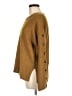 Madewell Solid Brown Button-Sleeve Pullover Sweater Size M - photo 5