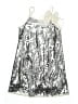 Zunie 100% Polyester Metallic Silver Dress Size 10 - photo 1