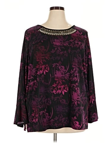 Susan Graver 3/4 Sleeve Blouse (view 1)