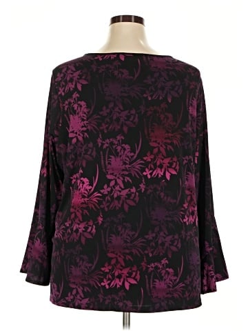 Susan Graver 3/4 Sleeve Blouse (view 2)