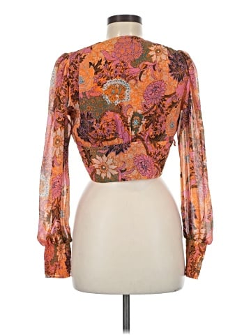 A.L.C. Long Sleeve Silk Top (view 2)
