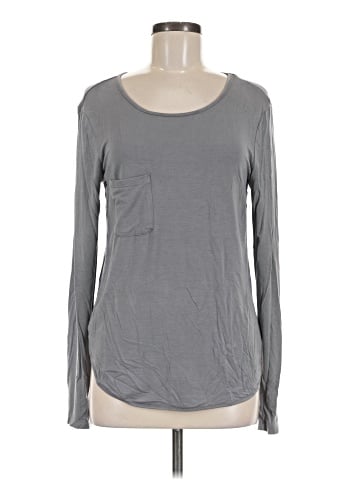 Joan Vass Long Sleeve Top (view 1)