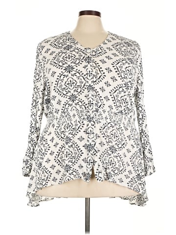 Lane Bryant Long Sleeve Blouse (view 1)