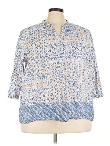 Carole Little 3/4 Sleeve Blouse (view 1)