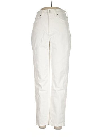 Madewell The Curvy Perfect Vintage Jean in Tile White (view 1)