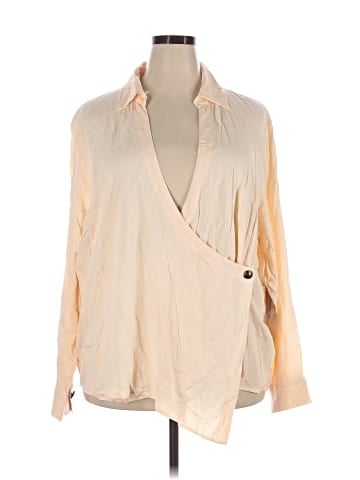 ELOQUII Long Sleeve Blouse (view 1)