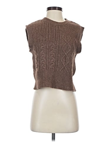 Pink Rose Sweater Vest (view 1)
