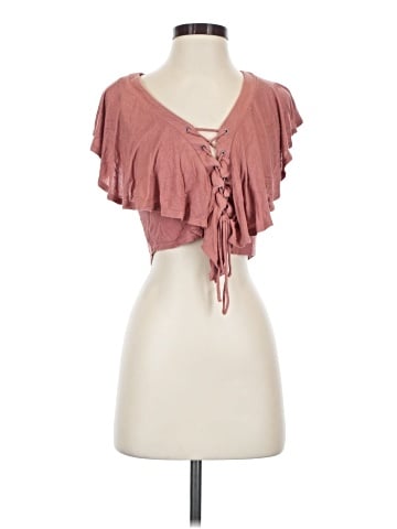 Charlotte Russe Short Sleeve Top (view 1)