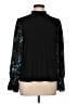 CeCe Black Long Sleeve Blouse Size L - photo 1