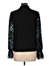 CeCe Black Long Sleeve Blouse Size L - photo 2