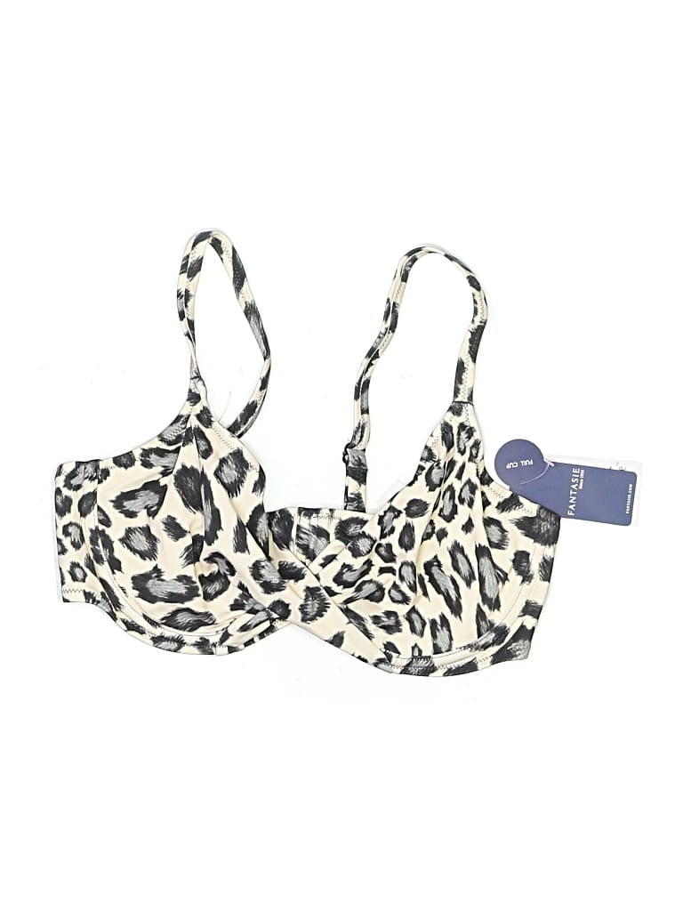 Fantasie Swimsuit Top Ivory Animal Print Pattern Swimwear In Multi