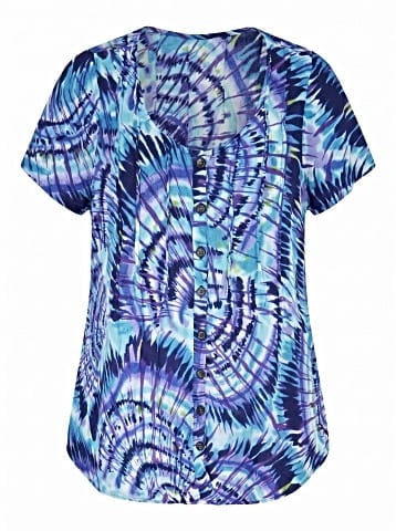 Roaman's Short Sleeve Blouse (view 1)
