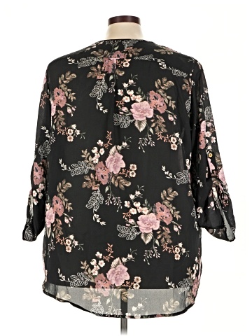 J for Justify 3/4 Sleeve Blouse (view 2)