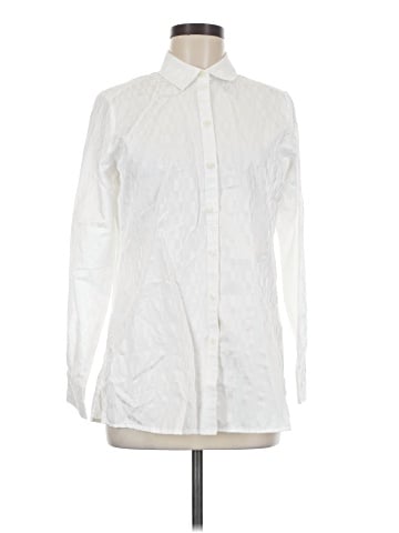 Foxcroft Long Sleeve Button-Down Shirt (view 1)