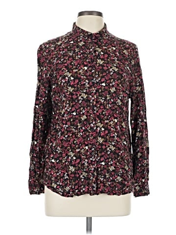 Topshop Long Sleeve Blouse (view 1)