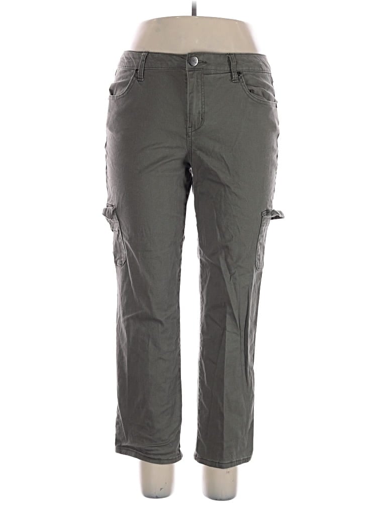 Pre-owned 1822 Denim Cargo Pants In Gray