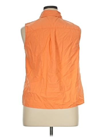 Chadwicks Sleeveless Button-Down Shirt (view 2)