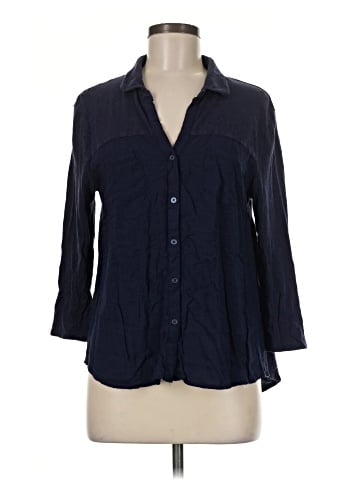 Gap Outlet 3/4 Sleeve Button-Down Shirt (view 1)