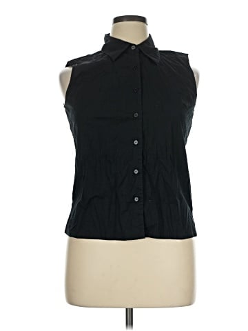Chadwicks Sleeveless Button-Down Shirt (view 1)
