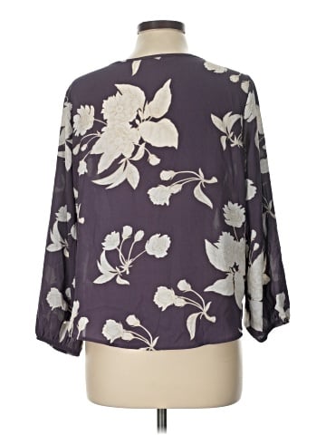 Petite Assembly 3/4 Sleeve Blouse (view 2)