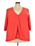 Catherines 100% Cotton Red Cardigan Size 3X - photo 1