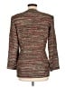 Doncaster Collection 100% Silk Tweed Brown Silk Blazer Size 8 - photo 2