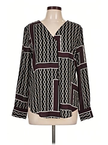 Ann Taylor Long Sleeve Blouse (view 1)