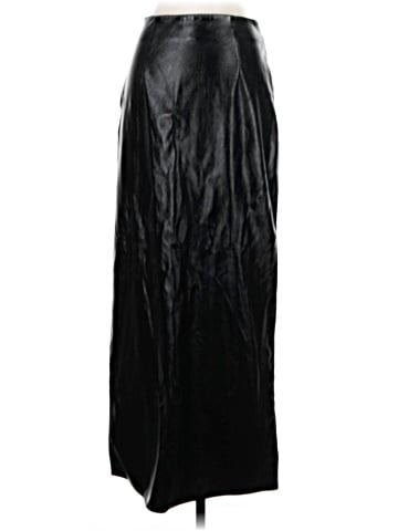 Topshop Faux Leather Skirt (view 2)