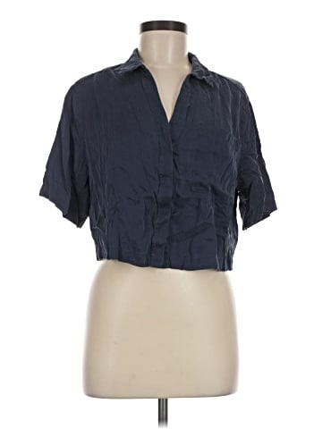 Quince Short Sleeve Silk Top (view 1)