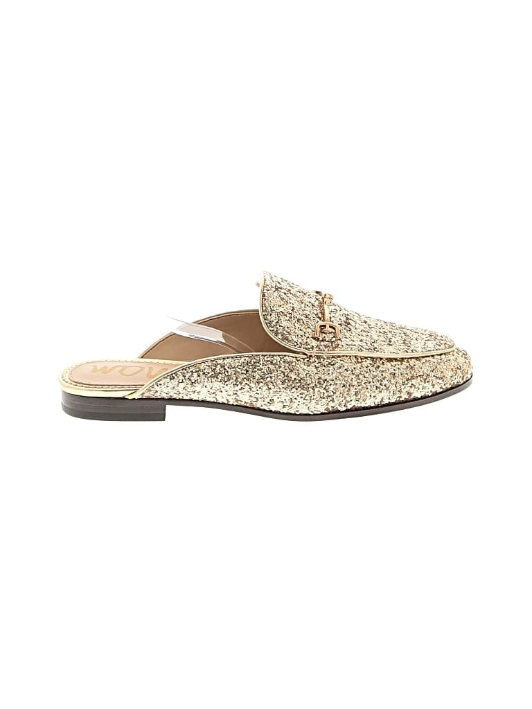 Pre-owned Sam Edelman Mule/clog In Gold