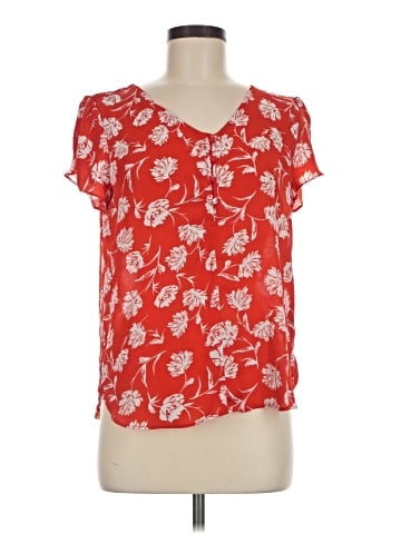 PREMISE Short Sleeve Blouse (view 1)