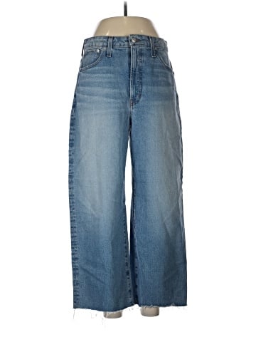 Madewell The Curvy Perfect Vintage Wide-Leg Crop Jean in Catlin Wash (view 1)