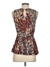 Deletta Orange Sleeveless Blouse Size XS - photo 2