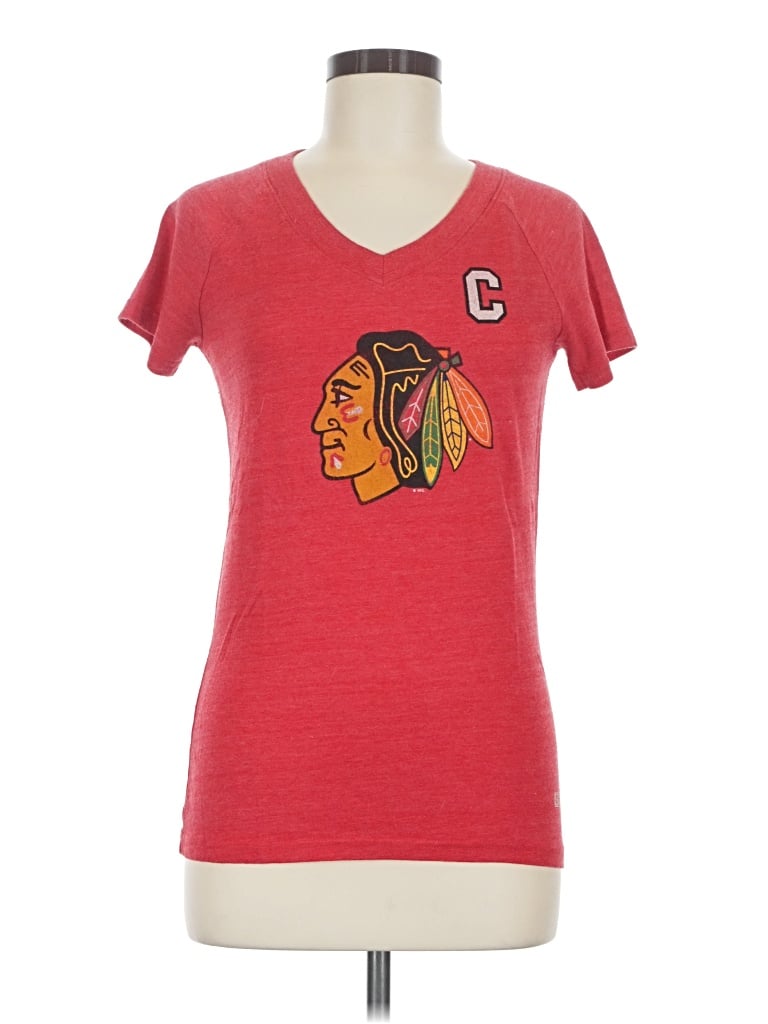 Pre-owned Nhl Short Sleeve T-shirt In Red