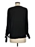 CeCe Black Long Sleeve Blouse Size M - photo 2