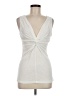 Max Studio 100% Rayon Ivory Sleeveless T-Shirt Size M - photo 1