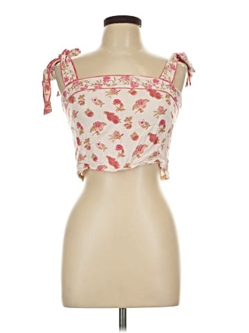 Rose + Olive Sleeveless Blouse (view 1)