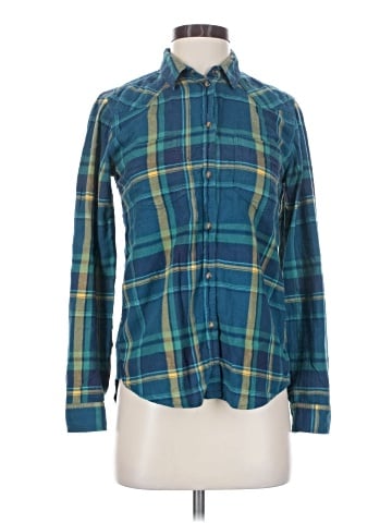 American Eagle Outfitters Long Sleeve Button-Down Shirt (view 1)