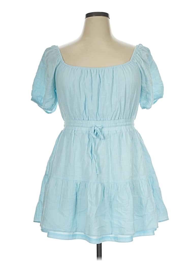 Pre-owned Lulus Casual Dress In Blue