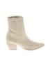 Matisse 100% Leather Ivory Ankle Boots Size 9 1/2 - photo 1