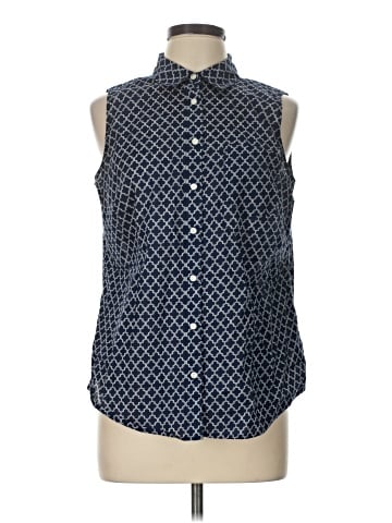 St. John's Bay Sleeveless Button-Down Shirt (view 1)