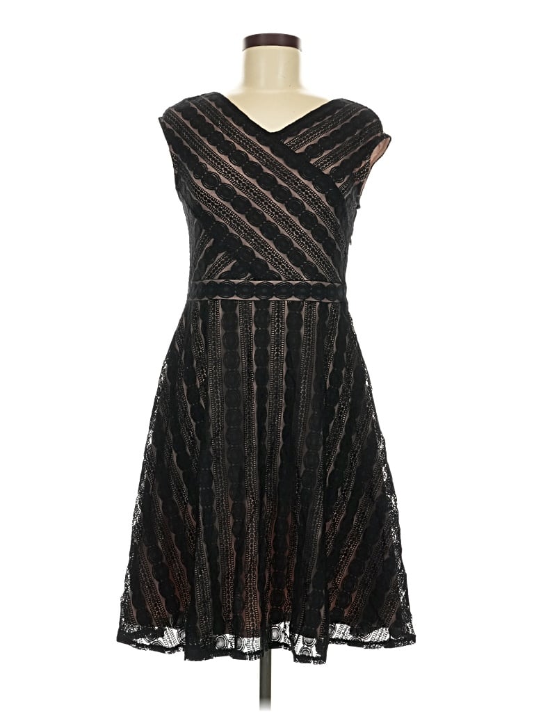 Pre-owned Signature Cocktail Dress In Black