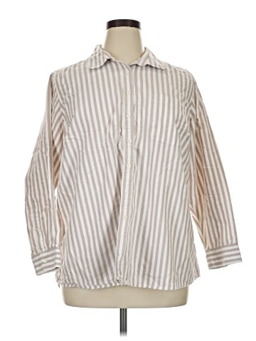 Lands' End Long Sleeve Button-Down Shirt (view 1)