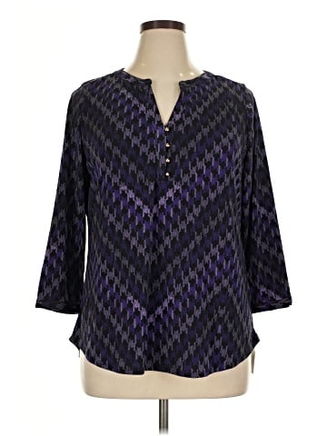 Dana Buchman 3/4 Sleeve Blouse (view 1)