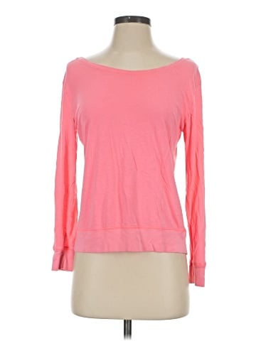 Victoria's Secret Pink 3/4 Sleeve T-Shirt (view 1)
