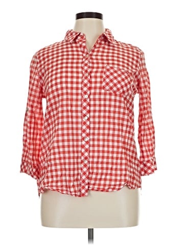 Cupio 3/4 Sleeve Button-Down Shirt (view 1)